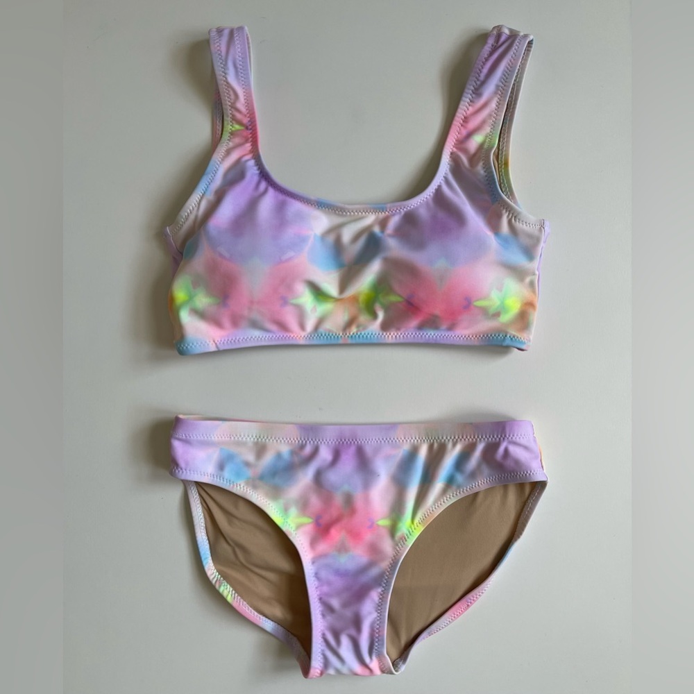 Shade Critters Girl’s Multi Tie-Dye Bikini - 14Y